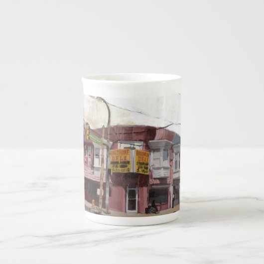 Frank isst am BaltimoreDeli - Tasse (Vorderseite)