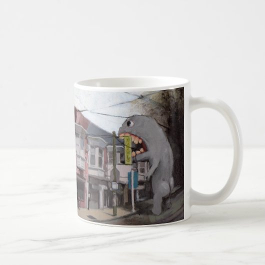 Frank isst am BaltimoreDeli - Tasse (Rechts)