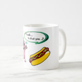 Frank. ist das Sie? Lustige Schweinefleisch Kaffeetasse (VorderseiteRechts)
