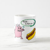 Frank. ist das Sie? Lustige Schweinefleisch Kaffeetasse (Mittel)