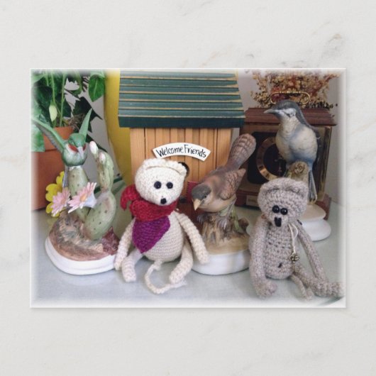 Frank&Lennart - Begrüßungsfreunde- Postkarte (Vorderseite)