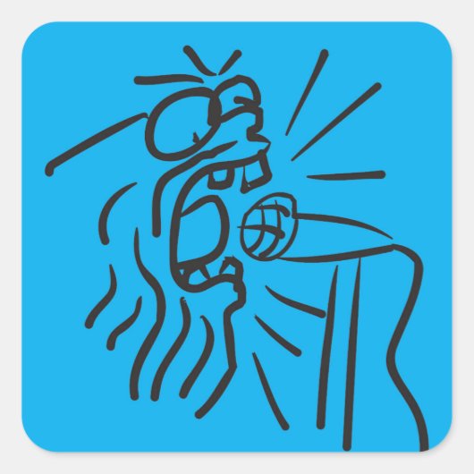 Frank Moore Chapped Lap Aufkleber (Vorderseite)