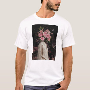 Frank Moth florale Kunst T-Shirt
