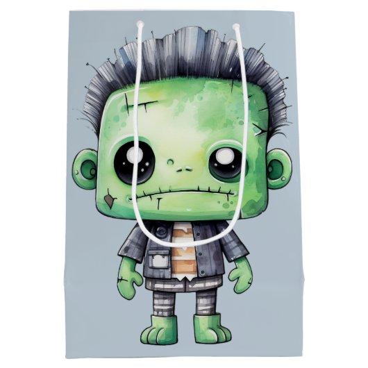 Frank N. Stein Trick oder Treat Mittlere Geschenktüte (Rückseite)