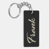 Frank Name whitegold Schlüsselanhänger Anhänger (Vorderseite links)