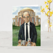 Frank Oppenheimer Grußkarte Karte (Gelbe Blume)