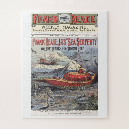 Frank Read Jr Futurist Sci-Fi, Ausgabe 1-5, 1902 Puzzle (Vertikal)