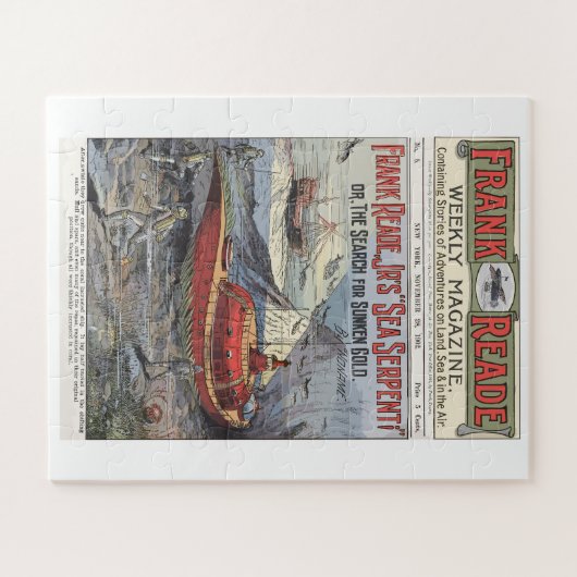 Frank Read Jr Futurist Sci-Fi, Ausgabe 1-5, 1902 Puzzle (Horizontal)