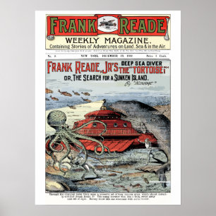Frank Read Jr Futurist Sci-Fi, Ausgabe 1-8, 1902 Poster