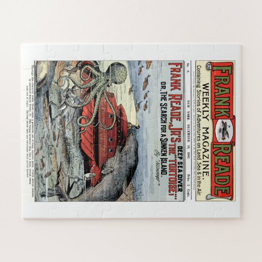 Frank Read Jr Futurist Sci-Fi, Ausgabe 1-8, 1902 Puzzle (Horizontal)