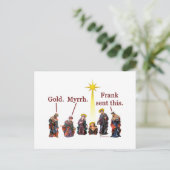 Frank Sent This Feiertagspostkarte (Stehend Vorderseite)