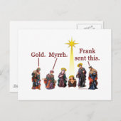 Frank Sent This Feiertagspostkarte (Vorne/Hinten)