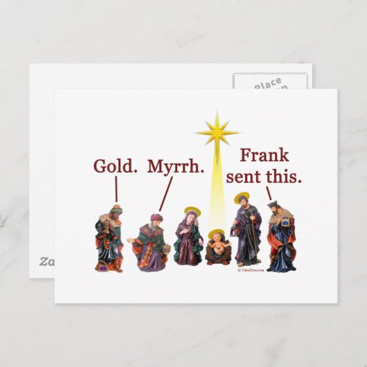 Frank Sent This Feiertagspostkarte (Vorne/Hinten)