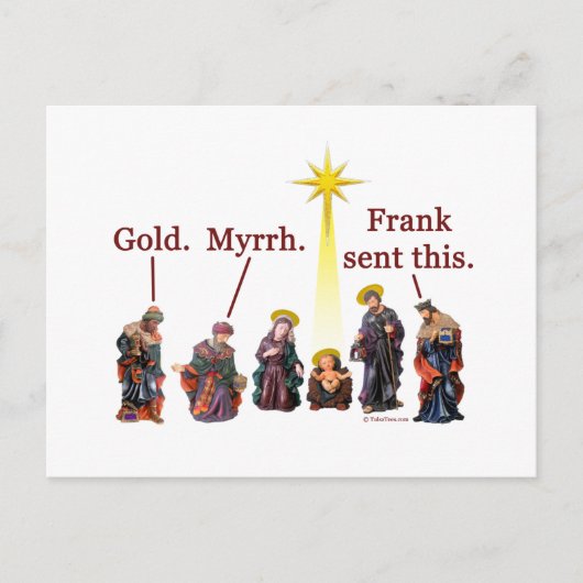 Frank Sent This Feiertagspostkarte (Vorderseite)