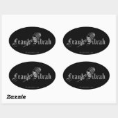 Frank Silvah Edition (Aufkleber) Ovaler Aufkleber (Blatt)