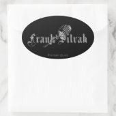 Frank Silvah Edition (Aufkleber) Ovaler Aufkleber (Tasche)