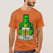 Frank Steins St Patricks Day Frankenstein Beer T-Shirt (Vorderseite)