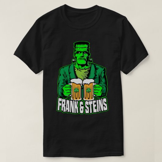 Frank & Steins St. Patrick's Day Frankenstein Mons T-Shirt (Design vorne)