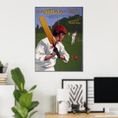 Frank Sugg Cricket Fledermäuse, 1906 Poster (Heimbüro)