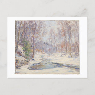 Frank T. Hutchens Malerei, "A Winter Morning" Postkarte