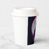 Frank und Cat Salem Papier Kaffeetasse Pappbecher (Rechts)