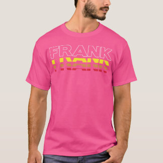 Frank Vorname Lustig Vintage Sonnenuntergang Frank T-Shirt