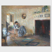 Frank W. Benson Rainy Day Geschenkpapier (Flach)