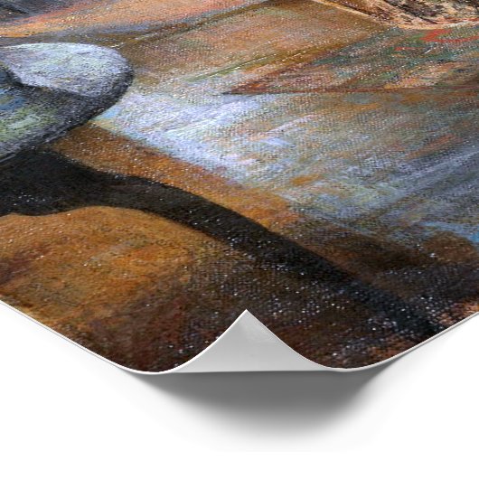 Frank W. Benson Rainy Day Poster (Ecke)