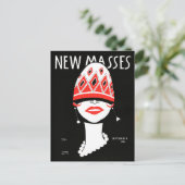 Frank Walts Modernist Feiertagspostkarte (Stehend Vorderseite)