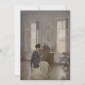 Frank Weston Benson - Das Fenster "Öffnen" Einladung (Vorderseite)