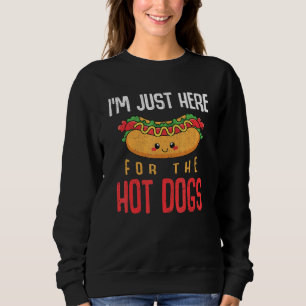 Frank Würstchen Feinschmecker Fast Food Hot Dog Ho Sweatshirt