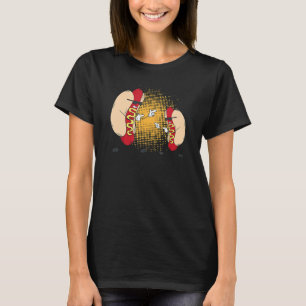 Frank Würste Weiner Fast Food Sonnenbrille Hot D T-Shirt