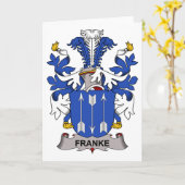 Franke Familienwappen Karte (Gelbe Blume)
