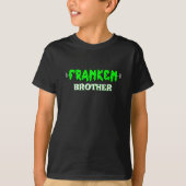Franken Brother Kids Frankenstein Halloween T-Shirt (Vorderseite)