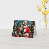 Franken Claus Karte (Gelbe Blume)