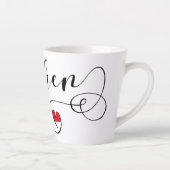 Franken, Französisches Flaggenherz, Franken Milchtasse (Rechts)