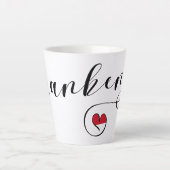 Franken, Französisches Flaggenherz, Franken Milchtasse (Vorderseite)