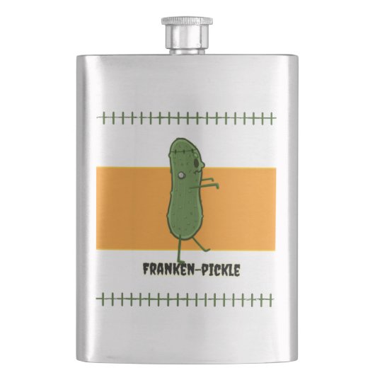 Franken-Pickle Flask Flachmann (Vorderseite)