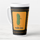 Franken-Pickle Latte Tasse (Linke Ecke)