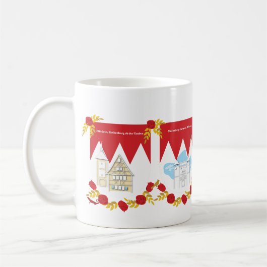 Franken-Stätten Kaffeetasse (Links)