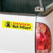 Frankenar HOCHSPANNUNG! Autoaufkleber (Auf Lkw)