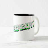 Frankenbent Entwurfs-Kaffee-Tasse! Zweifarbige Tasse (VorderseiteRechts)