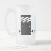 Frankencar "FrankenStein " Mattglas Bierglas (Links)