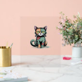 FrankenCat Oversized T - Shirt Acrylschild (Hochzeit)