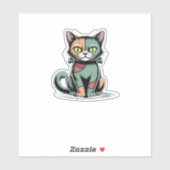 FrankenCat Oversized T - Shirt Aufkleber (Blatt)