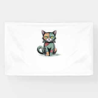 FrankenCat Oversized T - Shirt Banner