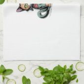 FrankenCat Oversized T - Shirt Geschirrtuch (Gefaltet)