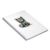FrankenCat Oversized T - Shirt Notizblock (Rechte Seite)