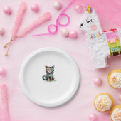 FrankenCat Oversized T - Shirt Pappteller (Party)