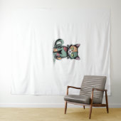 FrankenCat Oversized T - Shirt Wandteppich (Beispiel (Horizontal))